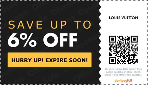 louis vuitton coupon